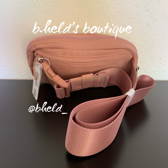 lululemon Everywhere Belt Bag *Extended Strap Pink Pastel OS Brand New NWT - Picture 7 of 14